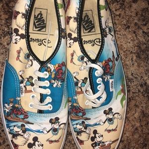 Mickey Mouse Hawaiian Vans